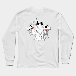 Sparky, Zero, and Scraps Long Sleeve T-Shirt